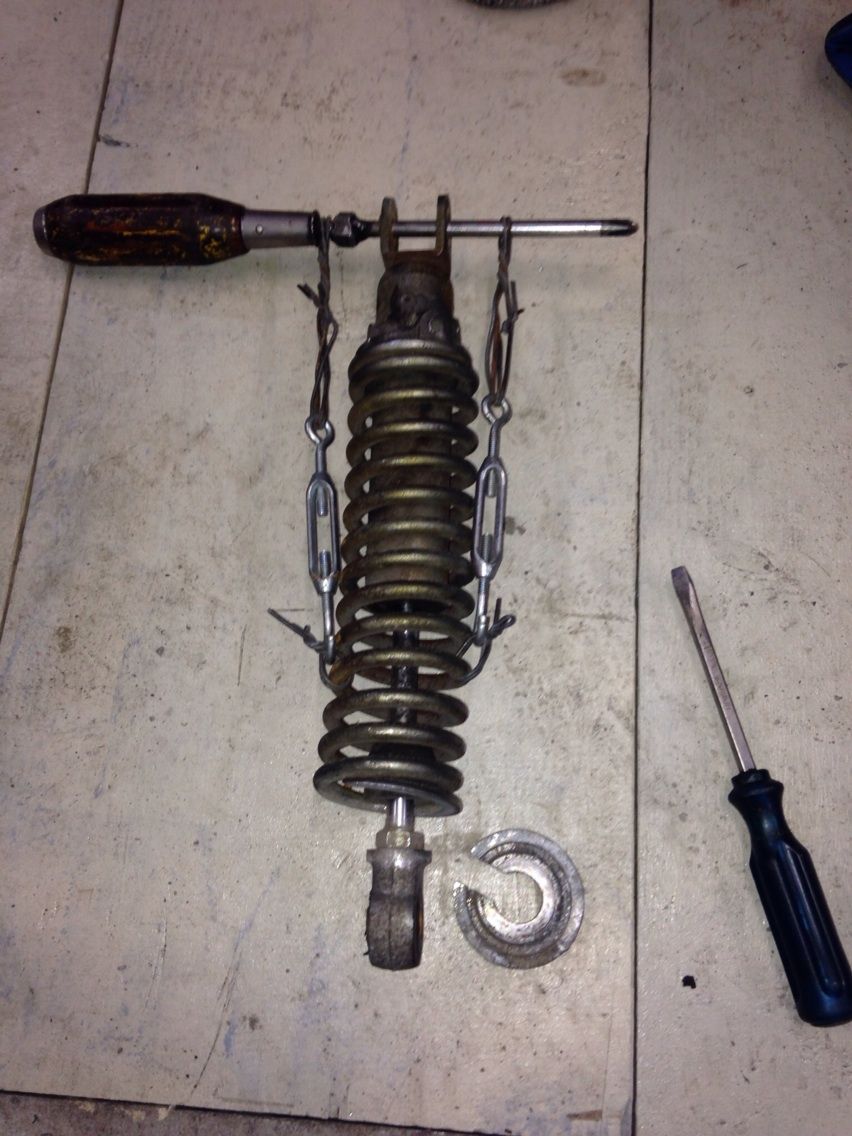 3日目 リアサスペンション分解 Gs750レストア生活