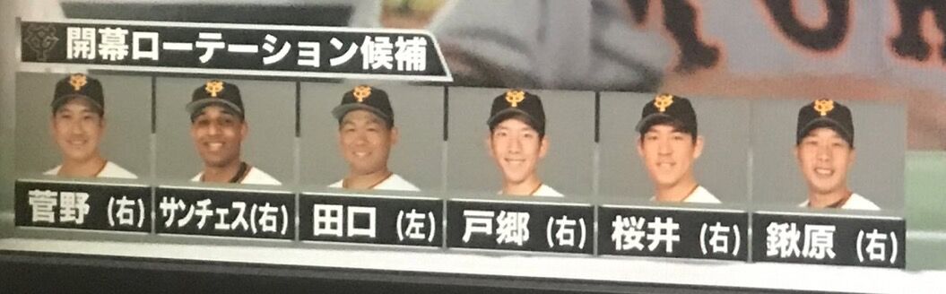 今年の巨人の開幕ローテーション予想 g速 読売ジャイアンツまとめブログ 今年の巨人の開幕ローテーション予想 g速 読売ジャイアンツまとめブログ