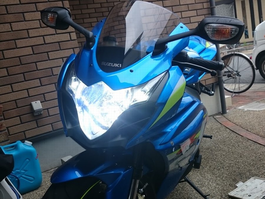 Ledポジ ヘッドライト交換 気ままにヘタレバイクライフ