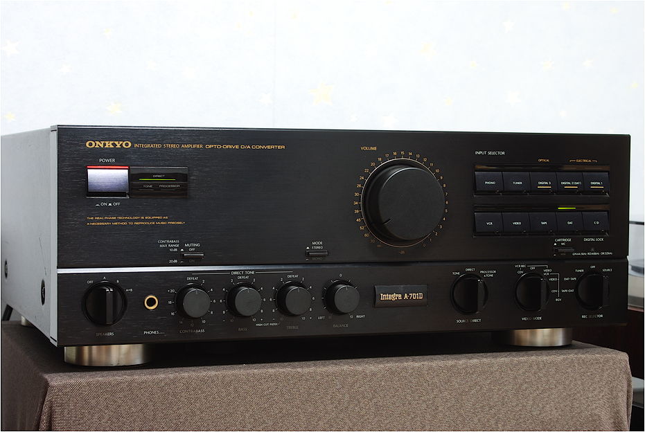 銘機 ONKYO プリメインアンプ Integra A701D