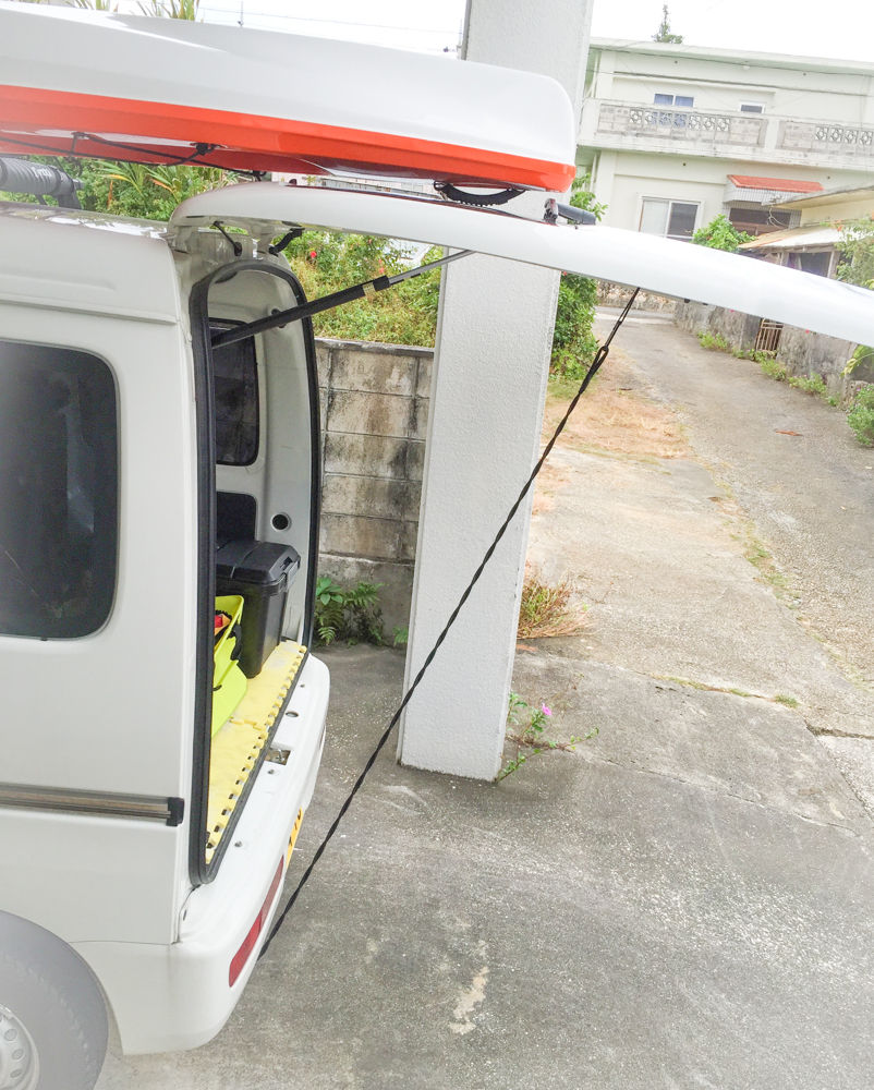 カヤックの車載 つるつる宮古島 カヤックの車載 つるつる宮古島