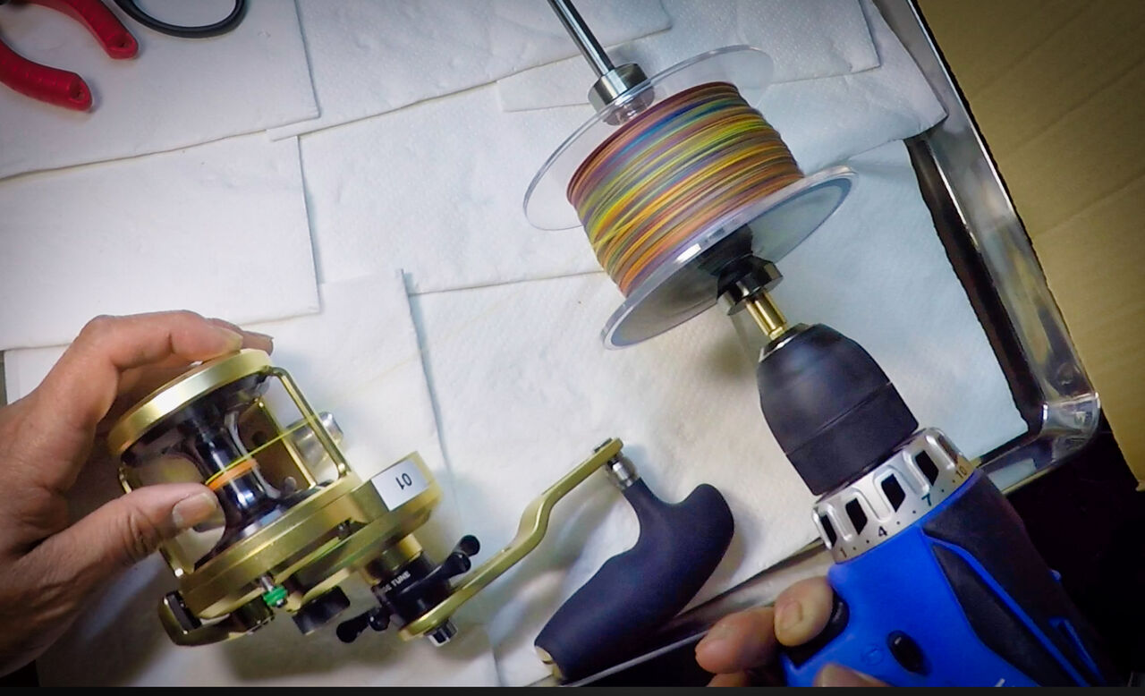 リールの高速ライン回収 つるつる宮古島