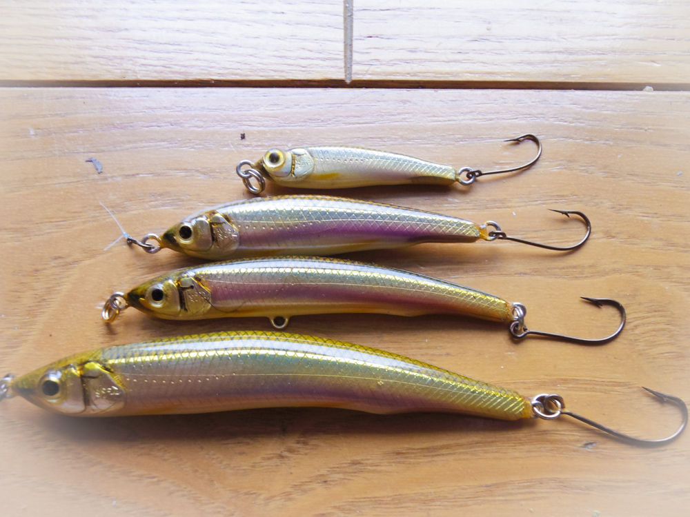 トローリング渓流でも ウッドベイトミノー