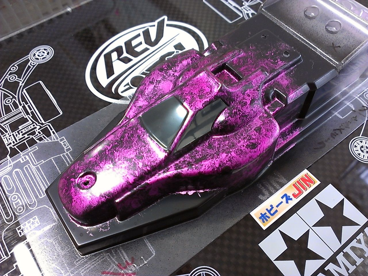 ミニ四駆ボディ塗装 ホビーズjin