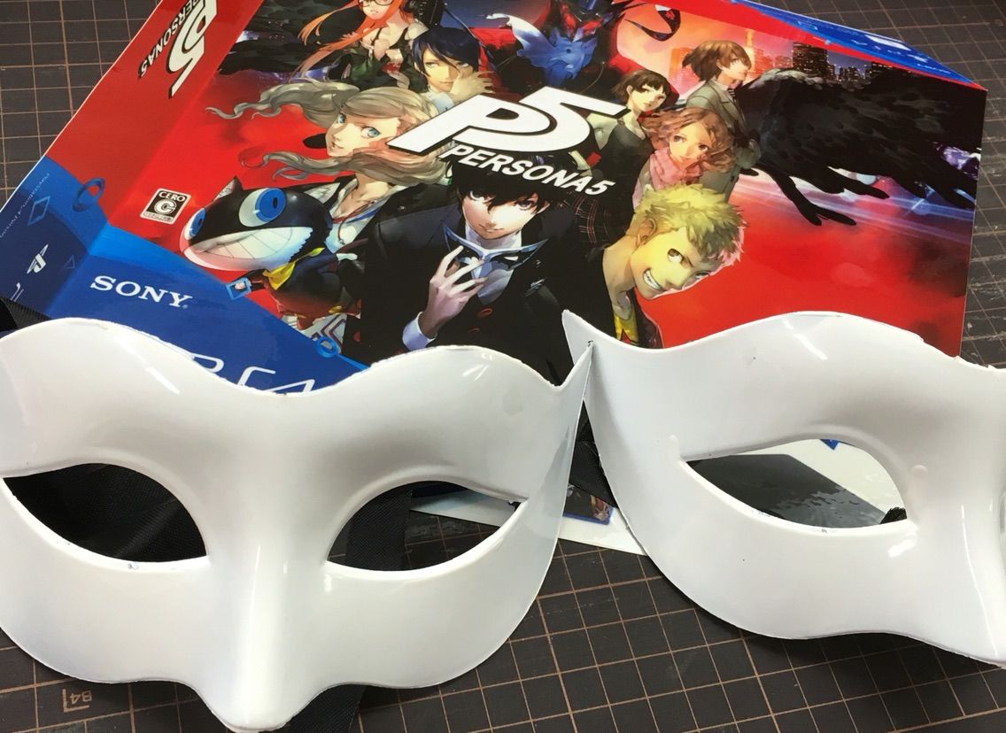 ペルソナ5 主人公の仮面 マスク を作ろう E Forumブログ