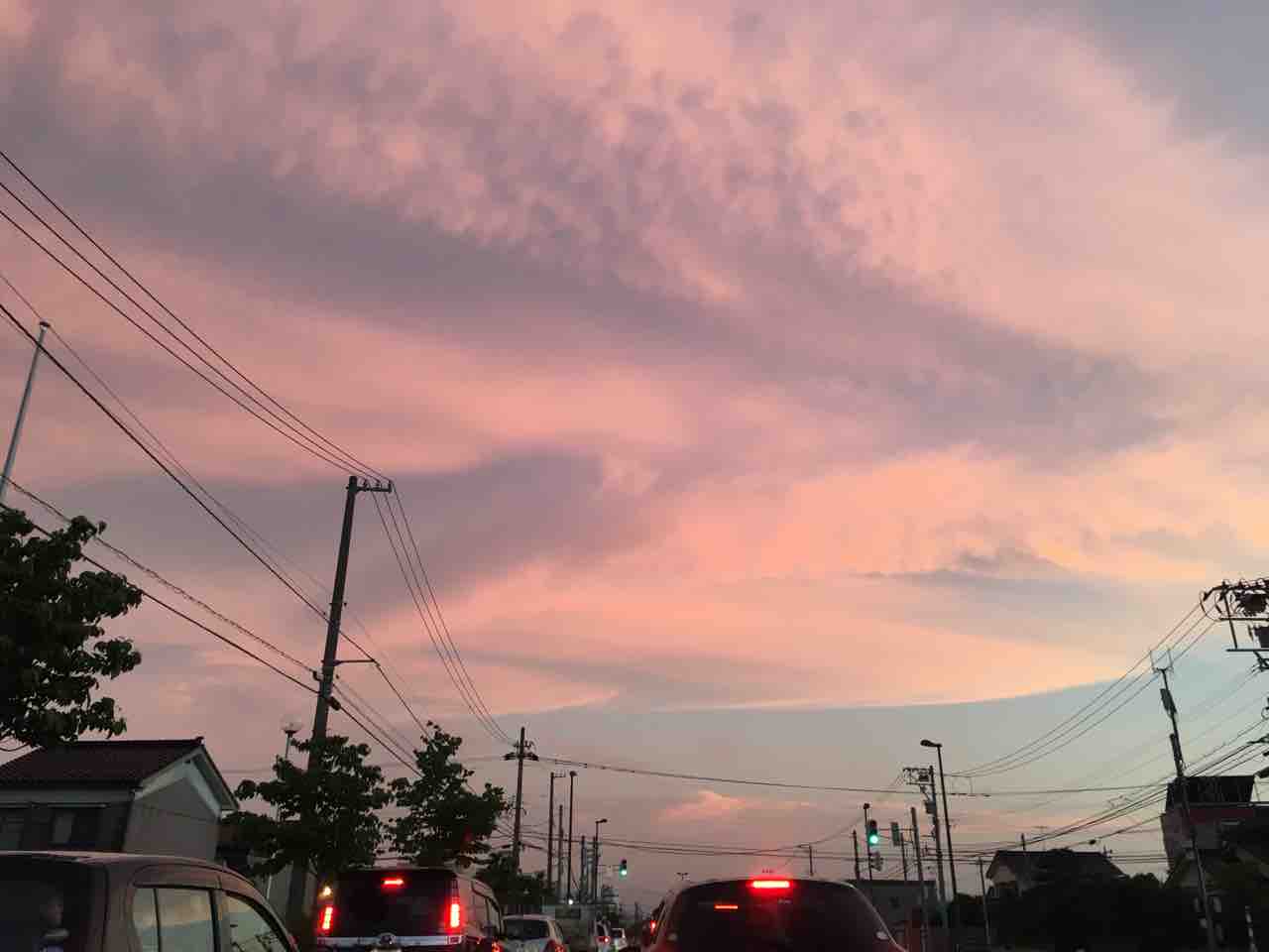 夕方の南の空 ぐあっち 夕方の南の空 ぐあっち