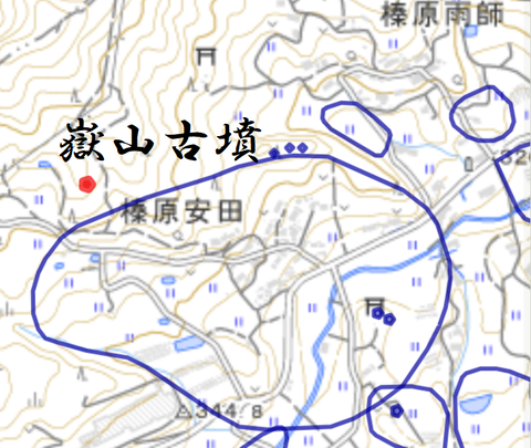 PNG 嶽山古墳所在地マップ１24年4月24日