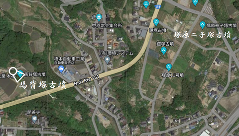 PNG 馬背塚古墳所在地マップ