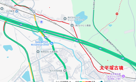 PNG 太平塚古墳（羽曳野市）所在地マップ
