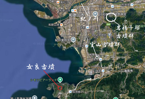 PNG 女良古墳所在地マップ　広域