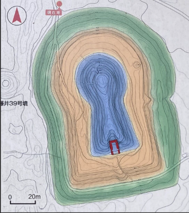 PNG 吾妻古墳（栃木県）墳丘図