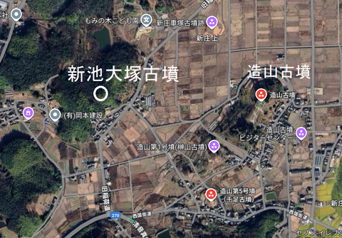 PNG 新池大塚古墳所在地マップ