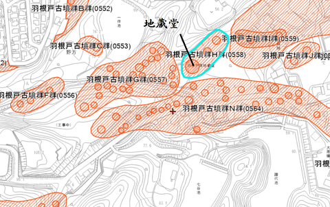 PNG 羽根戸古墳群遺跡地図　追加