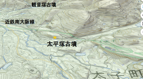 PNG 太平塚古墳３D所在地マップ