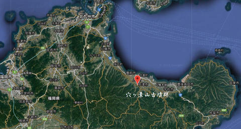 PNG 穴ヶ葉山古墳群 所在地