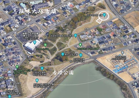PNG 志段味大塚古墳と公園 22年11月19日