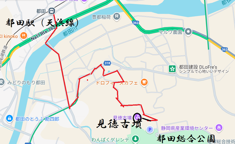 PNG 見徳古墳（浜松市）所在地マップ