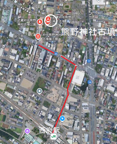 PNG 熊野神社古墳（狭い）所在地マップ
