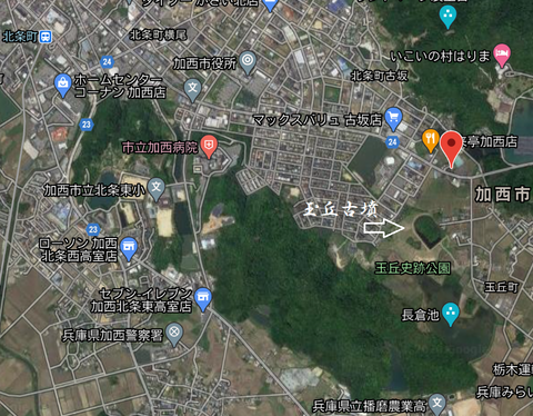 PNG 玉丘古墳　所在地