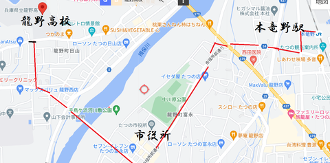 PNG 狐塚古墳（たつの市）所在地マップ２