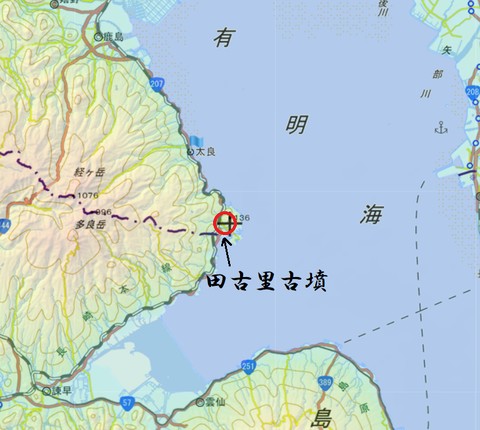 PNG田古里所在地　２２年５月２８日版