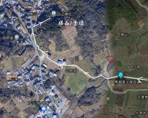PNG 勝山1号墳 (愛知県)(豊橋市)所在地