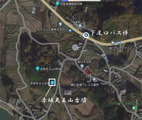 PNG 　赤坂天王山古墳　所在地マップj