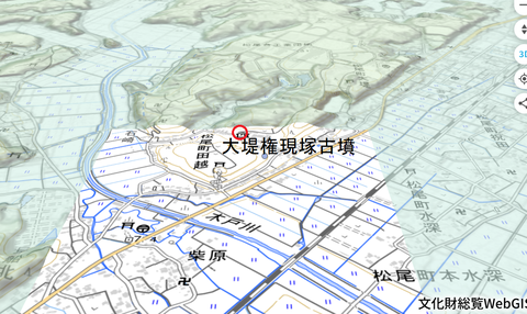 PNG 大堤権現塚古墳所在地マップ