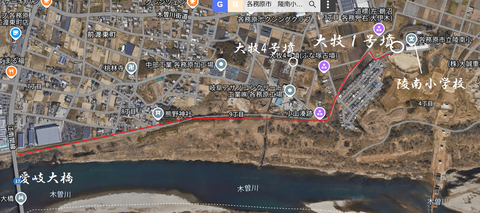 PNG 大牧１号墳（各務原市）所在地マップ