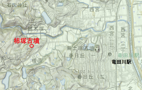 PNG 　柿塚（平群）所在地マップ