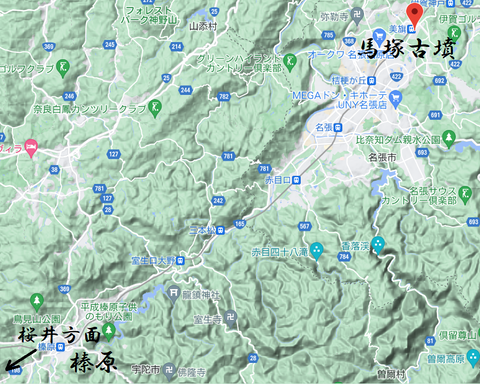 PNG 馬塚古墳　所在地（広域）22年7月28日