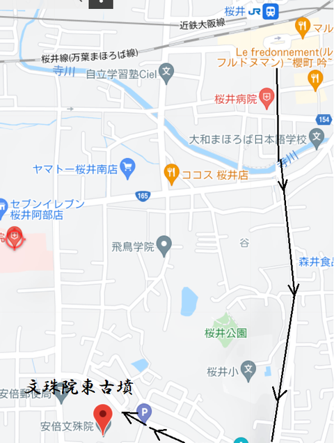 PNG文珠院東古墳 所在地