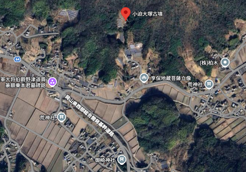 PNG 小迫大塚古墳　所在地マップ