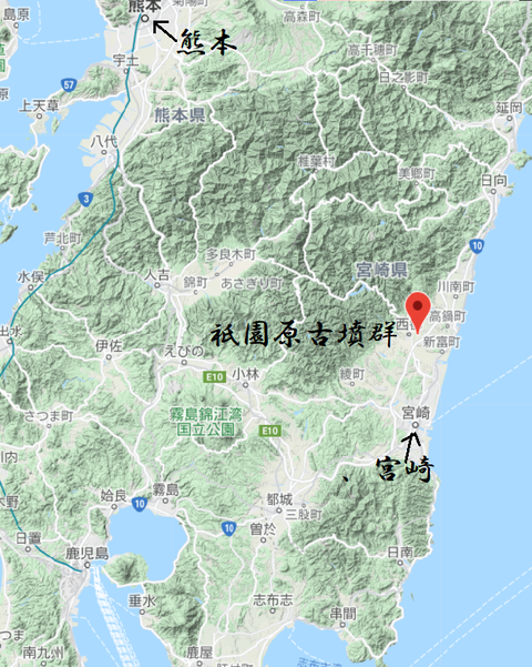 PNG 祇園原古墳群 位置