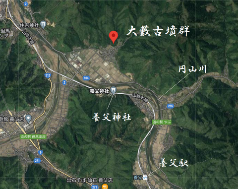 PNG 大藪古墳群 所在マップ 22年12月14日