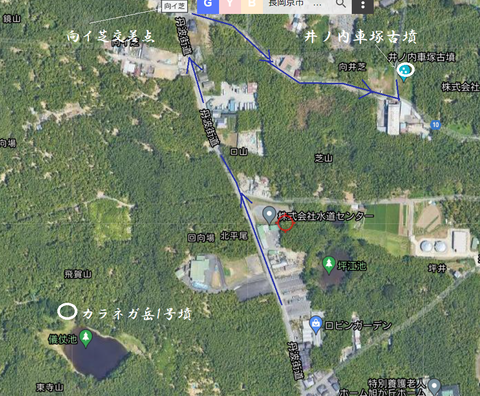 PNG井ノ内車塚古墳 所在地