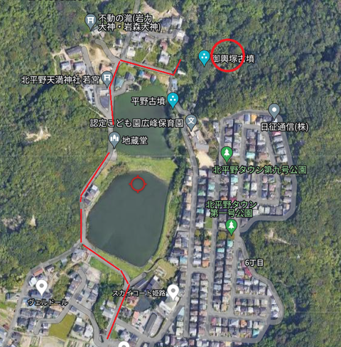 PNG 御輿塚古墳（狭）所在地マップ　23年9月24日