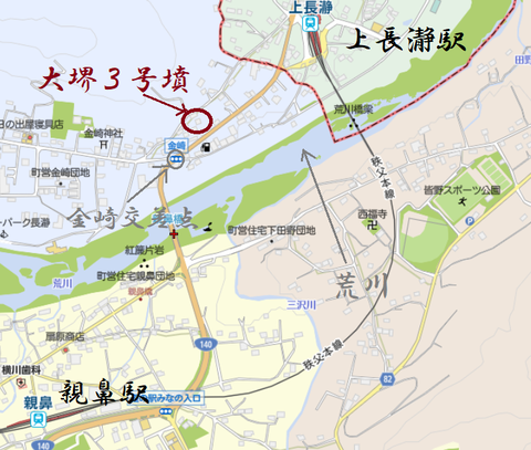PNG　大堺３号墳（皆野町）所在地マップ