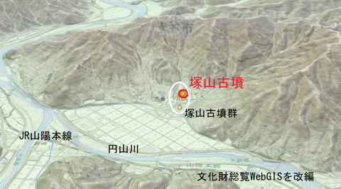 PNG 所在地マップ　３D塚山古墳（養父市）リニューアル