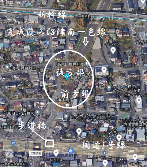 PNG 高尾山古墳 所在地マップ