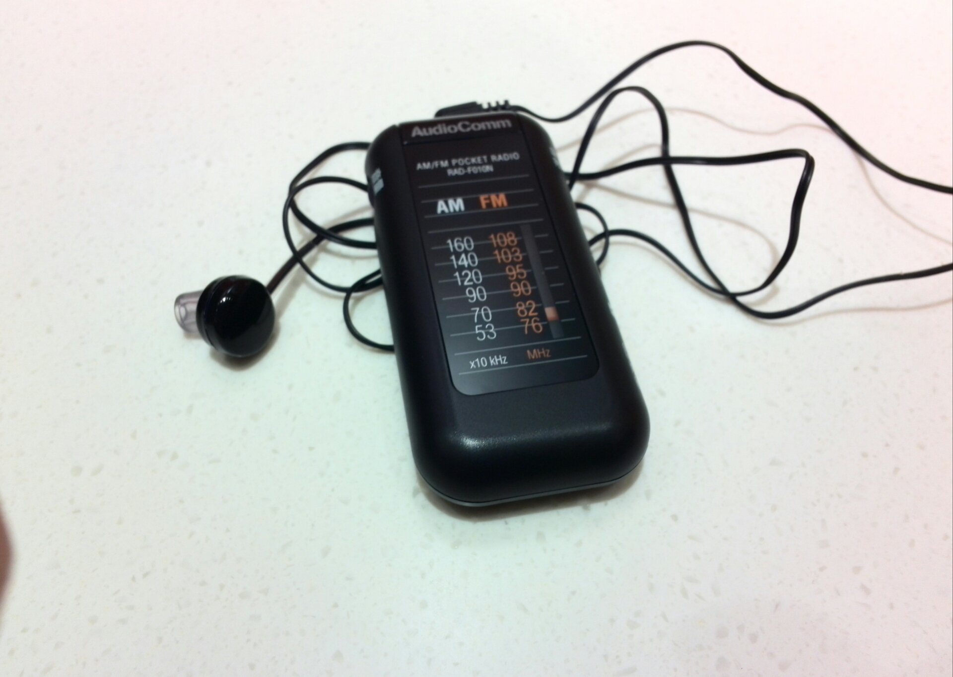 AudioComm AM/FM POCKET RADIO RAD-F010N… : guardaの雑記帳 AudioComm AM/FM POCKET RADIO RAD-F010N… : guardaの雑記帳