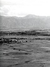 甲府盆地の笛吹川扇状地