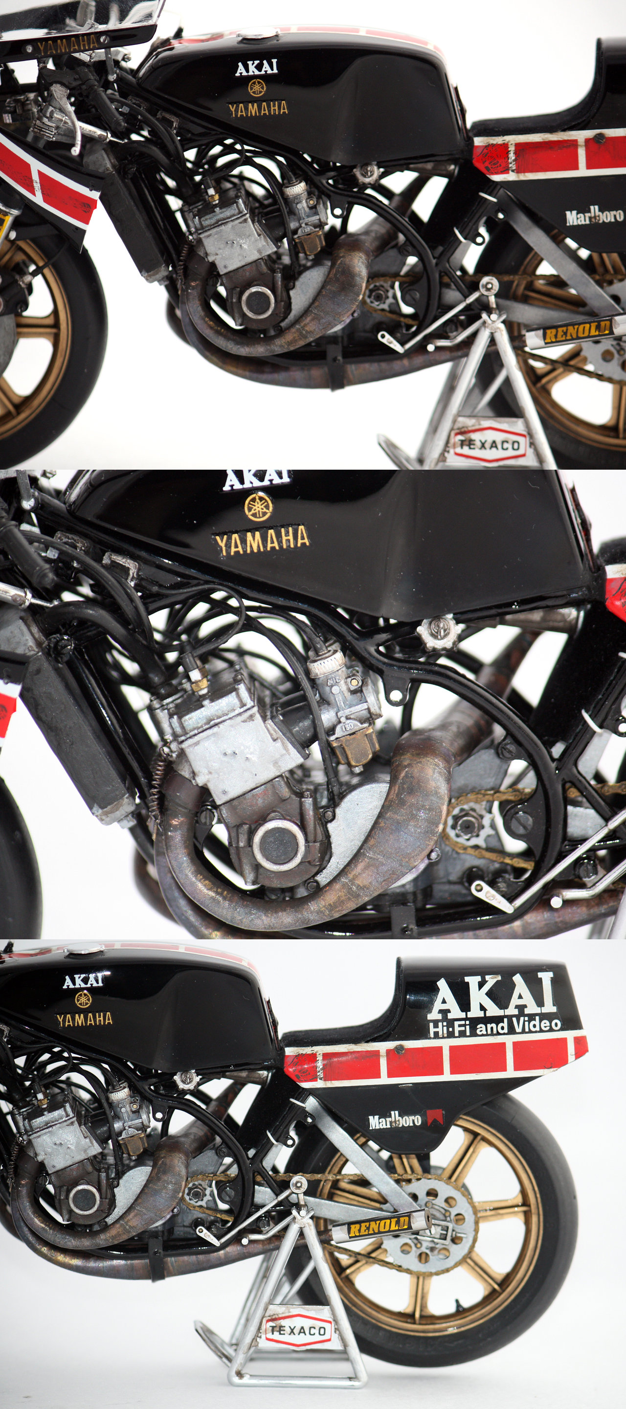 プロターの1/9スケール、YZR500（バリー様）ドロドロですが