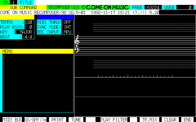 レコンポーザfor Windows ver1.0 & Encore3他 レコンポーザfor Windows ver1.0 & Encore3他