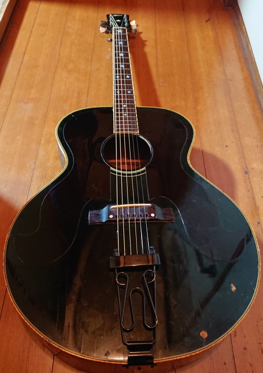 アコギにブランコ型テールピースを着けたハナシ : 約17年ぶりにギター