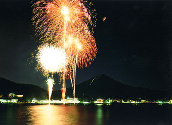 河口湖湖上祭