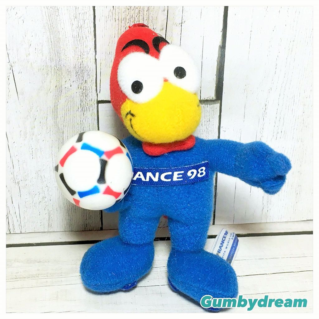 ぬいぐるみ Plush World MASCOT OFFICIAL Doll フランス98 マスコット