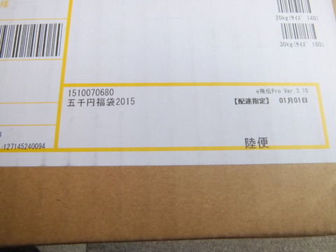 スクウェア・エニックス e-STORE 五千円福袋2015 : 転売はじめました