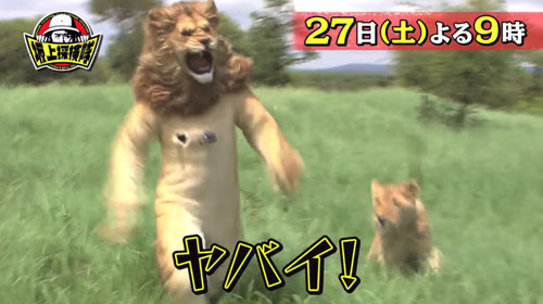 狩野英孝 海外ロケでライオンに噛まれたことが判明しネット騒然 銃とバッジは置いていけ 狩野英孝 海外ロケでライオンに噛まれたことが判明しネット騒然 銃とバッジは置いていけ