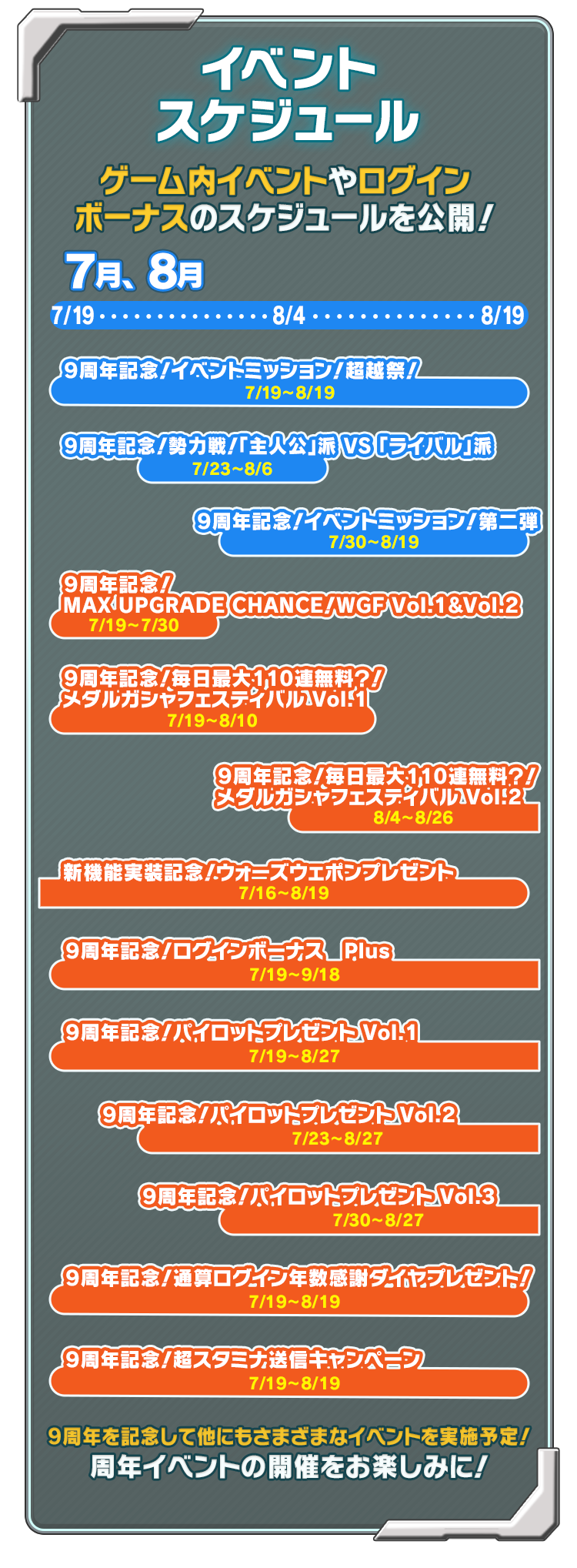 【SNS】ブログ用9周年施策スケジュール表_7月8月